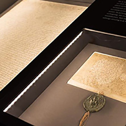 noord-hollands archief vitrine stadsrechten